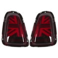 thumbnail image 3 of Taillight Assembly Led Rear Lights Reverse Lamp Turn Signal Lamp Full Led Tail Lights VLAND For JCW Union Jack Full LED Tail Lights Red Lens Fits For R56 R57 R58 R59 LCI 2011-2015, 3 of 8