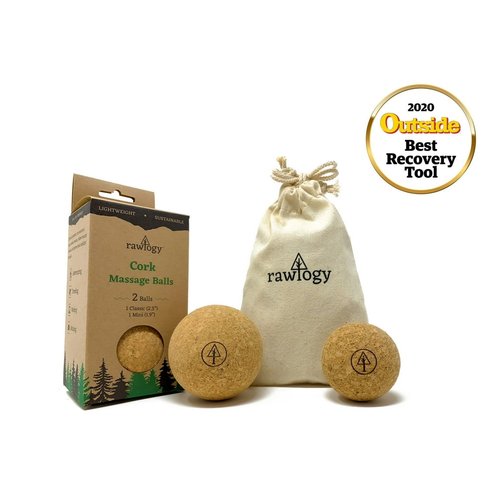 Rawlogy Cork Massage Ball Set