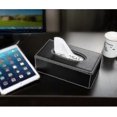 thumbnail image 4 of Rectangular Leather Tissue Box Holder For Lmell Home, Office, Car Automotive Decoration (black), 4 of 5