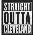 thumbnail image 4 of Old Glory Mens Straight Outta Cleveland Short Sleeve Graphic T Shirt, 4 of 6