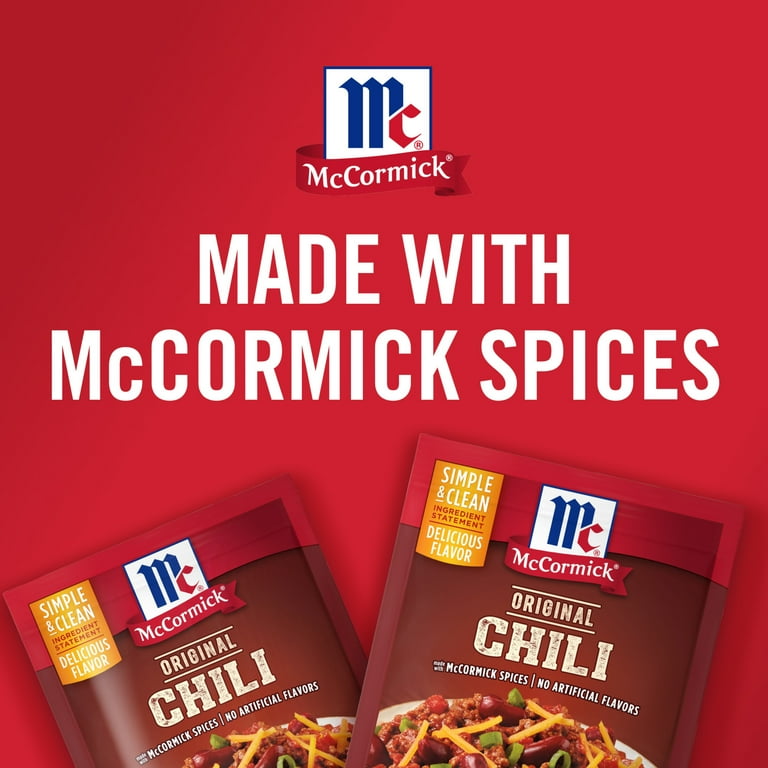 McCormick Chili Seasoning Mix oz Envelope for Homemade Chili