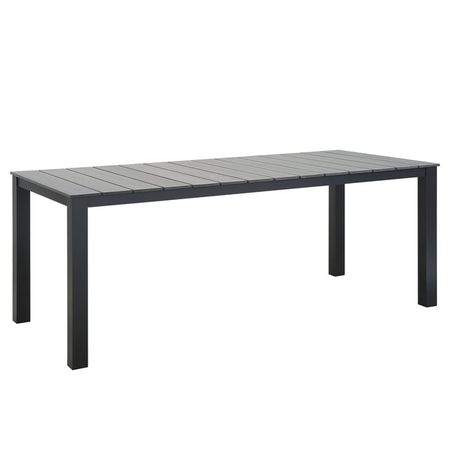 Modway Table à Manger de Patio Extérieur 80 Pouces Maine 80 Maine, Gris