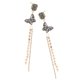 thumbnail image 4 of s mujeres de cadena cuelgan pendie Stud pendie de aleación D Sunnimix Pendientes colgantes, 4 of 8