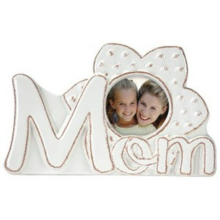 Nantucket Floral Picture Frame - 3x3 Mom Floral Shaped Picture Frame