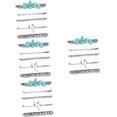 thumbnail image 1 of HUGFEGWE 8 Pcs Clous de Montre Breloques de Bracelet de Montre en Cristal Breloques de Bracelet Résistantes à l'Usure Déco de Bracelet de Montre Résistantes à l'Usure CJB91-30607, 1 of 9