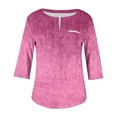 thumbnail image 4 of New Women Summer Tops 2024 Plus Size Fashion Sexy V-Neck Shirt Blouse Casual Loose Long Sleeve Blouse Gift for Women 50% off Clearance!, 4 of 5