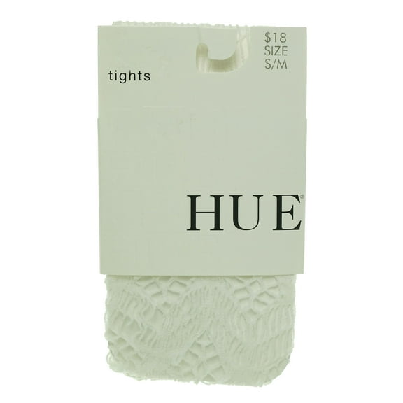 Hue Women's Geometric Net Tights 13515 M/L, White