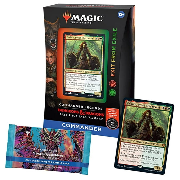  Magic: The Gathering Commander Masters Commander Deck - Eldrazi  Unbound (100-Card Deck, 2-Card Collector Booster Sample Pack + Accessories)  : Toys & Games