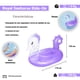 thumbnail image 2 of Salvavidas Montable Caballito De Mar Inflable Bestway Grande Lila, 2 of 4