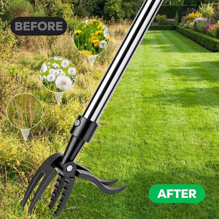 Ohhani Adjustable Weed Puller, 4-Section Handle, Detachable Head photo 3