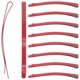 thumbnail image 2 of 10pcs Red Hair Clip: for Kids Cute Cartoon Cosplay Hair Accessories Metal Snap Hairpin Secure Comfortable for Daily Wear and Parties, 2 of 3