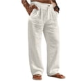 thumbnail image 2 of Men's Sports Casual Jogging Trousers, Lightweight Straight Leg Hiking Pants for Outdoor, Gym and Daily Wear,Light Gray,2XL, 2 of 7