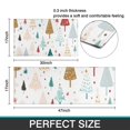 thumbnail image 7 of White Christmas Tree Pattern Kitchen Rugs Sets Of 2,Anti Fatigue Kitchen Mat Rugs Non Slip Washable,Decorative Kitchen Floor Mats for Kitchen,Sink,Laundry,17"x30"+17"x47", 7 of 7