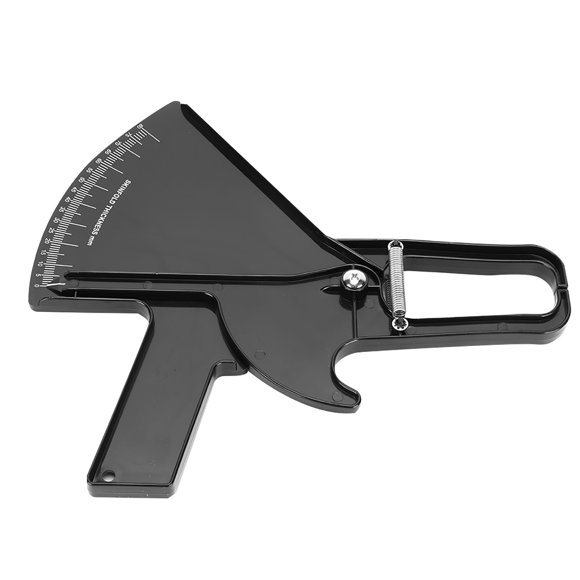 Calibrador de medición de grasa, comprobador de calibrador de grasa corporal, medición de pliegues cutáneos, calibrador de grasa corporal, diseño fácil de usar