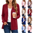 thumbnail image 6 of FchengtaiS Cardigan Sweaters for Women Lightweight Open Front Cardigans Casual Loose Fall Tops, 6 of 6