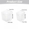 thumbnail image 3 of Refrigerator Organizer Bins,Mini Fridge Organizer,Transparent Classification Storage Box,Fridge Side Door Storage Containers,Plastic Pack Of 2, 3 of 7