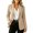 Beige, variant on Womens Business Casual Blazers Long Sleeve Lapel Button Commute Office Suit Jackets with Pockets
