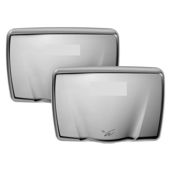 2Pack High Speed Commercial Automatic Hand Dryer - Heavy Duty Stainless Steel Hand Dryers - Warm Wind Hand Blower