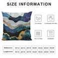 thumbnail image 6 of Acheng Blue and Gold Marble Square Throw Pillow Case Decorative Cushion Cover Pillowcase Suitable for All Season Pillow Case for Room Bedroom Sofa Chair,2 Pcs White, 6 of 6