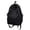 Black, variant on Japanese Casual Backpack for Women Solid Color Lightweight Daypack High School College Laptop Computer Bag Dark Blue One Size