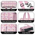 thumbnail image 3 of Teacher Tote Bag,Classic Princess Pattern Teacher Utility Tote Bag,Large Work Tote Bags for Women with Multiple Pockets,Top Zipper Closure,13.8x10.6x6.7 Inch, 3 of 5