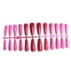 thumbnail image 4 of 24 Piezas de Uñas Postizas Qarigey Decoración para Mujeres Niñas Rojo, 4 of 6