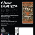 thumbnail image 2 of Toalla de Playa Northwest NCAA Texas Longhorns 30x60 cm, 2 of 3