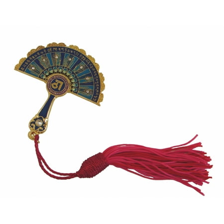 Feng Shui Import Feng Shui Peacock Feather Mirror Fan Amulet