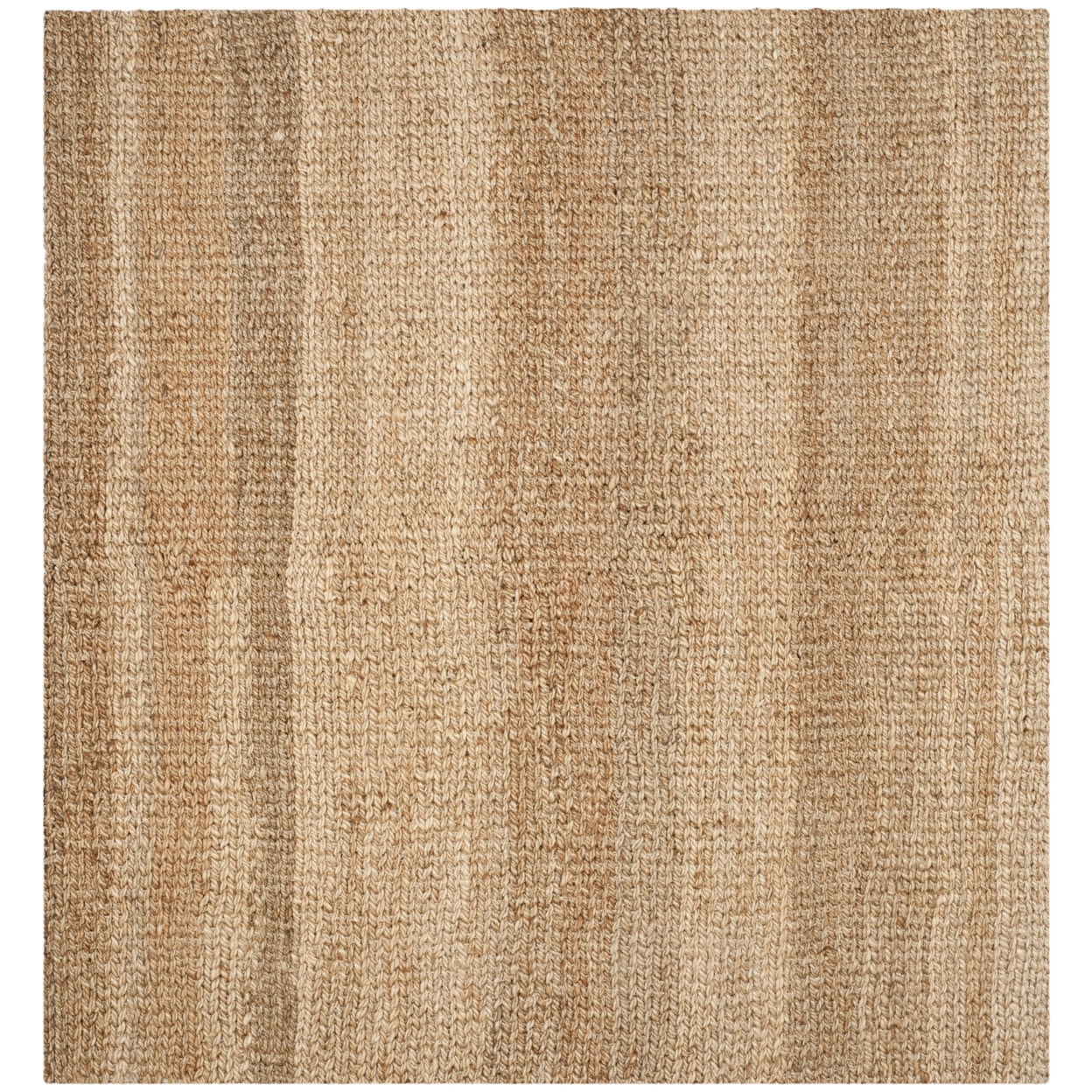 SAFAVIEH Natural Fiber Jerald Braided Jute Area Rug, Natural, 7' x 7' Square