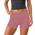 thumbnail image 3 of Sweet Hearts 3-Pack Womens Shorts- Foldover Biker Shorts for Women High Waisted Black Shorts Casual Summer Womens Clothes Plus Size, 3 of 6