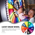 thumbnail image 3 of KAKOWELY Roue de Prix Fête Bricolage Roue de Prix Jeu Roue de Prix Chance Roue de Prix Bricolage Accessoire de Jeu Fortune Roue de Prix 7.87"X7.87"X0.39 Pouces, 3 of 4