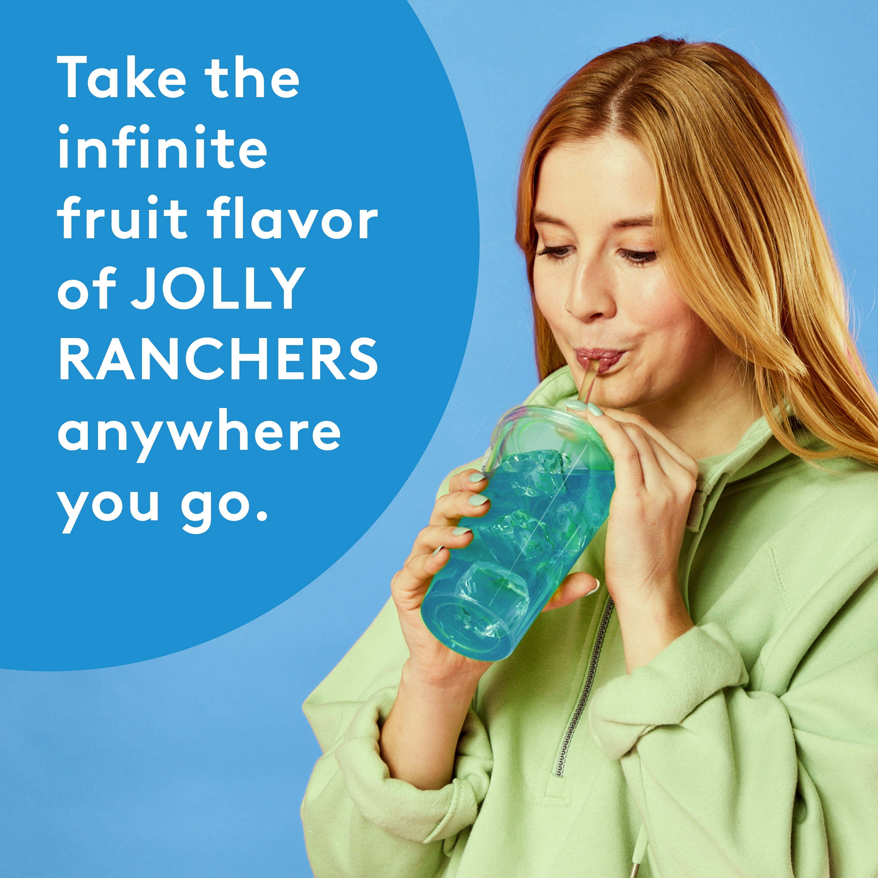 (6 pack) Jolly Rancher Sugar-Free Variety pack Singles to Go Powdered Drink Mix, 30 Count Packets