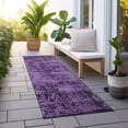 thumbnail image 6 of Addison Rugs Chantille Indoor/Outdoor Transitional Organic Purple Washable Runner Rug, 2'3" x 7'6", 6 of 6