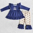 thumbnail image 1 of Venta al por mayor de ropa de dormir para bebé, pijamas de Navidad, ropa, camisa de Papá Noel, pantalones a cuadros verdes, conjunto de Boutique para niños, traje para niños, 1 of 4