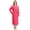 Fuchsia, variant on Women's Shawl Collar Bathrobe, Soft Long Towel Robes for Women(White,S/M)