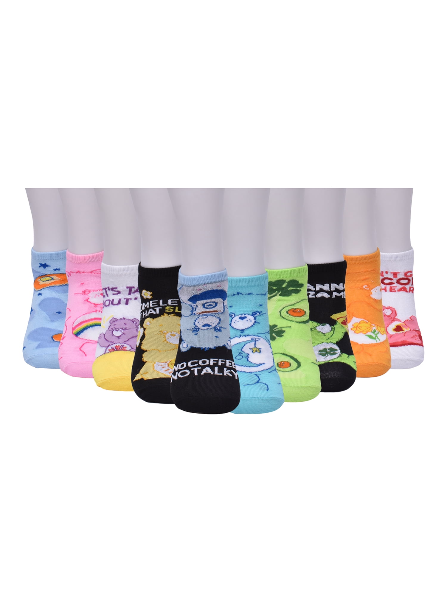 Womens 10-Pack Low-Cut Socks, Sock Size 9-11