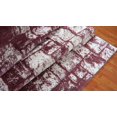 thumbnail image 5 of Ladole Rugs Contemporary Abstract Microfiber Shaggy Area Rug Cream- Rose Pink, 3x5 (2'7" x 4'11", 80cm x 150cm), 5 of 5