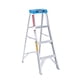 thumbnail image 1 of Escalera de Tijera de Aluminio Akron Herramientas Tipo III 4 Escalones 91kg, 1 of 4