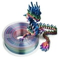 thumbnail image 2 of Gradient Rainbow 3D Printer Filament, Silk PLA 1.75mm Sublimation Universe Forest Candy Macaron Series Filaments For 3D Printing ,Easy to Use, 2 of 7