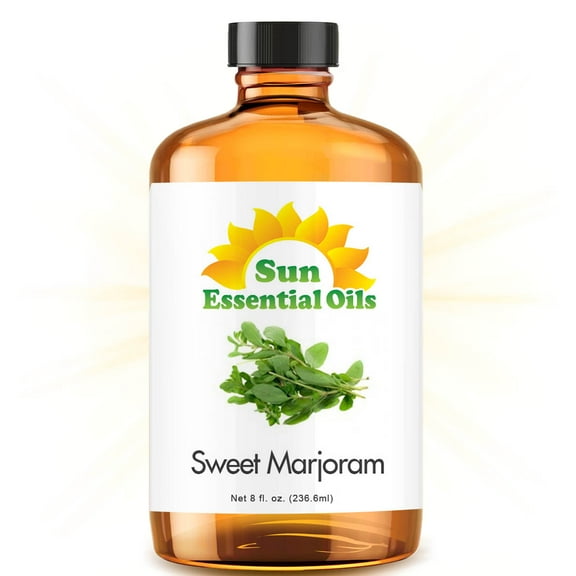 Sweet Marjoram Essential Oil (Huge 8oz Bottle) Bulk Sweet Marjoram Oil - 8 Ounce