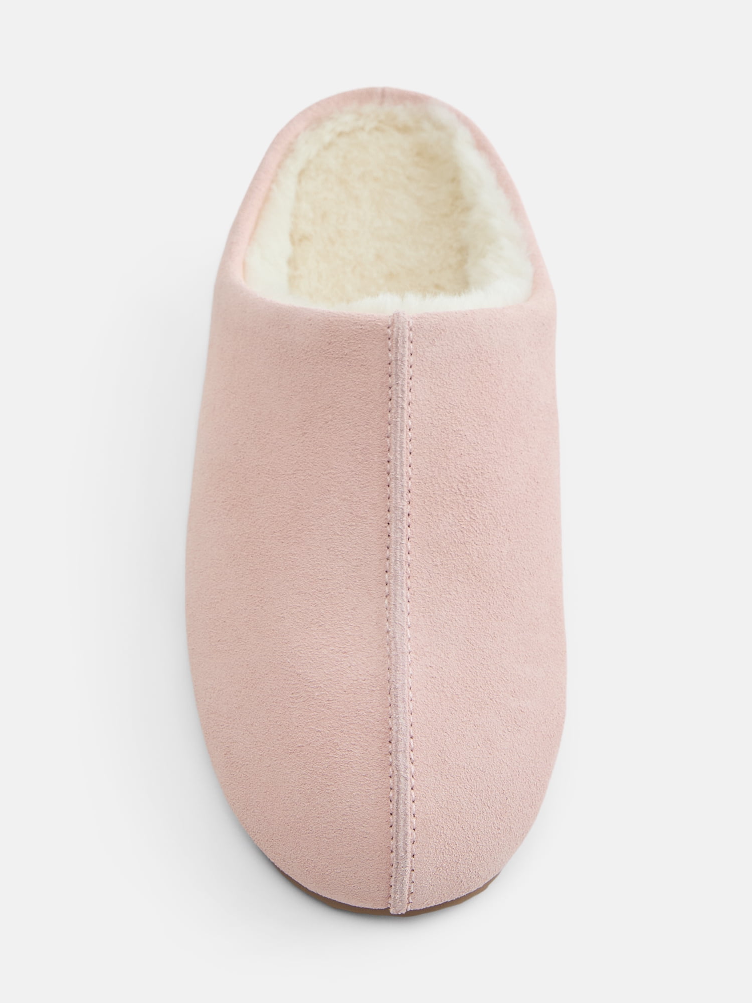 Joyspun Women's Suede Mule Slippers