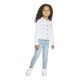 thumbnail image 4 of Chaqueta Levi's Denim Trucker Blanca para Niñas Talla M, 4 of 6