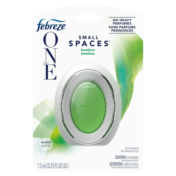 Febreze One Smallspaces OdorEliminating Air Freshener, Bamboo, 1 Ct