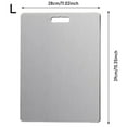 thumbnail image 3 of Titanium Cutting Board, 2025 New Titanium Cutting Board for Kitchen, 304 Stainless Steel Food Grade Cutting Boards for Meat Fruit & Vegetable, 3 of 4