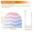 thumbnail image 4 of Yayeee Napkin Holder for Table Kitchen Paper Tissue Organization, Light Blue Gradient, 4 of 8