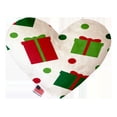 thumbnail image 5 of Christmas Pet and Dog Plush Heart or Bone Toy, "Classy Christmas Group" (Available in different sizes and 6 different patterns!), 5 of 9