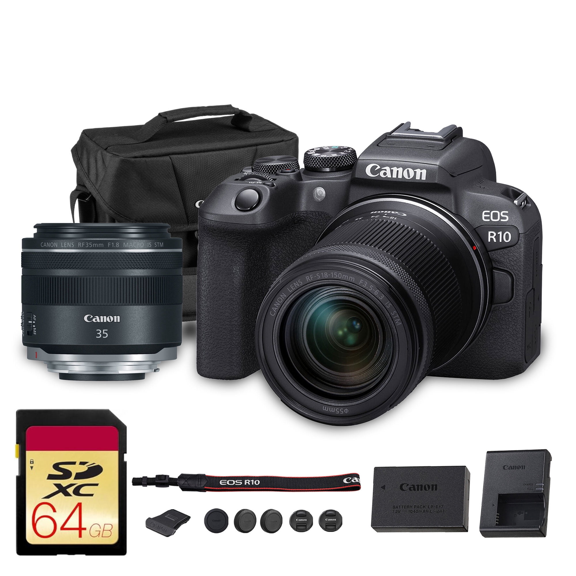 Canon EOS 6D Mark II DSLR Full Frame Camera Bundle with 75-300mm