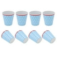 thumbnail image 4 of Coffee Mug Set, 4Pcs/Set Light Blue Dot Pattern Durable Coffee Cup  For Milk Water Beverage Tea For Home Hotel Office, 4 of 8