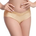 thumbnail image 1 of 3 Pcs Culottes de Maternité en Coton Taille Basse en U Culottes de Maternité en Coton Culottes pour Femmes Enceintes Culottes de Grossesse, 1 of 2