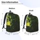 thumbnail image 2 of Balery Screaming Horror Art Mochila Clásica Impresa Básica para Viaje, Mochila Escolar Resistente al Agua, Mochila de Lona con Correas Ajustables-Medium, 2 of 5